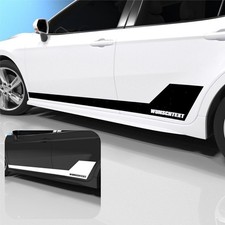 Seitenaufkleber Rennstreifen