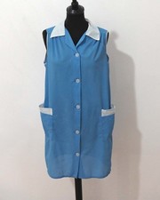 Friseur Kult Kittel Grösse 40 Damen Dederon Vintage S129