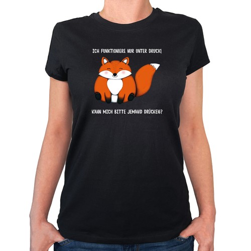Damen shirt drück mich - damen, t-shirt