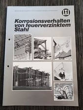 Merkblatt, Beratungsstelle Stahlverwendung u. Feuerverzinken, 3 Hefte
