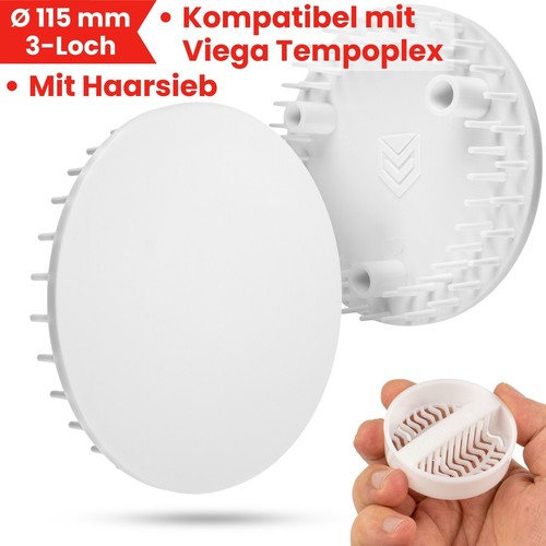 Abdeckhaube duschabfluss 115 - abdeckhaube,