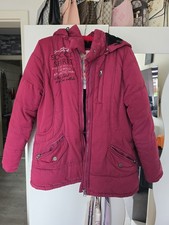 Soccks Damenjacke L Weinrot/lack