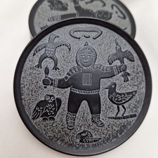 Glasuntersetzer Inuit Vintage