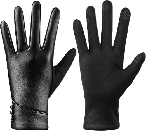 Lederhandschuhe damen pu - lederhandschuhe,