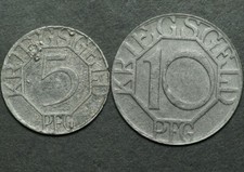 NOTGELD: 5 & 10 Pfennig 1917