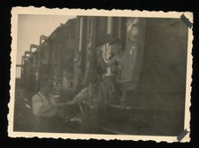 Foto - Soldaten mit Eisenbahn