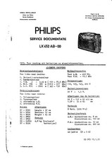 Service Manual-Anleitung in Dutch für Philips LX 452 AB 