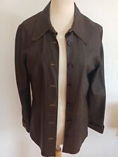 Mauritius Leder Hemd Braun 38