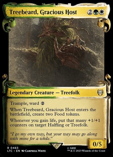 Mtg treebeard gracious - treebeard,,