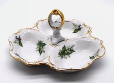 MZ Karlsbader Porzellan Boheme Bonboniere Dessertplatte aus Sammlervitrine