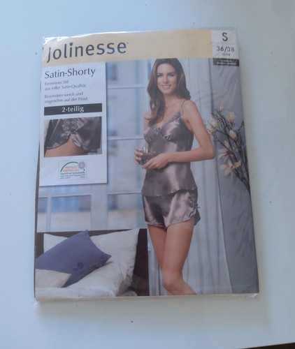 Damen satin shorty pyjama - pyjama, neu