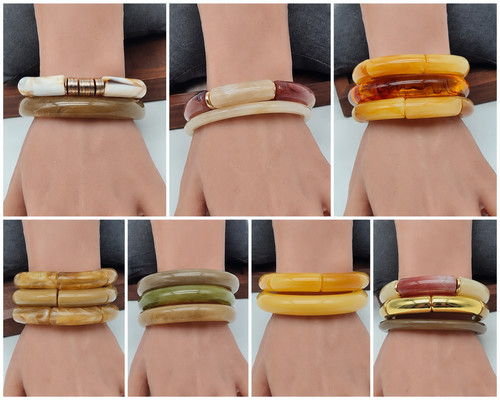 Armband sets braun - armband,