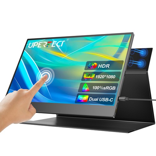 Touchscreen tragbarer monitor - tragbarer,