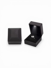 Ring Box mit Licht  schwarz