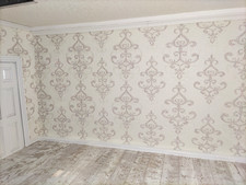 4104 - Tapete "Barock" Creme