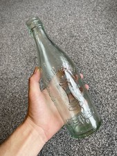 Vintage alte Offilers Brauerei Derby Derbyshire Bierbrauerei grüne Glasflasche