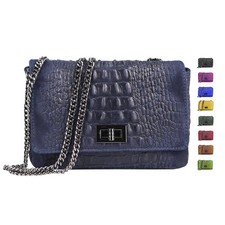 ITALy DAMEN LEDER TASCHE KETTE