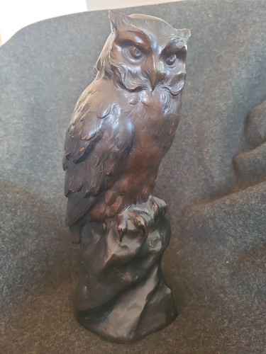 Große massive bronze figur - große,