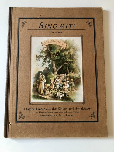 Antikes kinderbuch sing mit - kinderbuch,