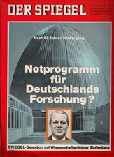 Der Spiegel  21. Februar 1966 Nr. 9 -60 Geburtstag "Deutschlands Forschung"
