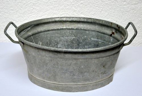 Zinkwanne 40l zink blumenwanne - zink,
