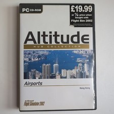 PC CD ROM Flugsimulator 2002 Höhenflughäfen Hongkong Microsoft Spiel