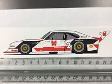 Sticker / Aufkleber, Zakspeed Ford Capri Gr.5 Würth (weiß) Klaus Ludwig DRM