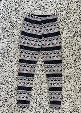 Leggings Gr. S 36 Blau Rot