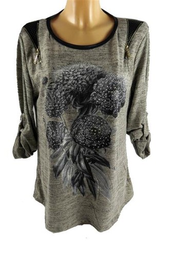 Italy moda damen tunika l - damen, m/l