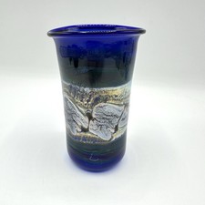 Vase Filigran Mundgeblasen