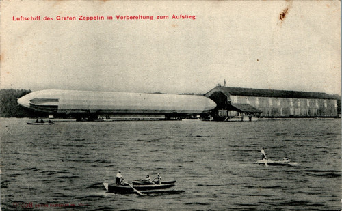 Zeppelin luftschiff - ak,