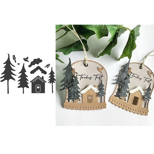 Weihnachten haus wald - haus,