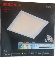 Briloner PIATTO LED-Deckenleuchte mit Fernbedienung - weiß