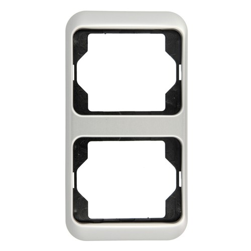 Abdeckrahmen fach senkrecht - 2-fach,