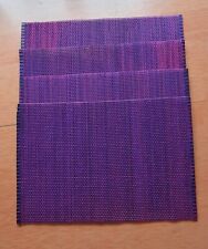 4 Platzsets Kunststoff abwaschbar Platzdecke Tischdeko Platzmatte Neu