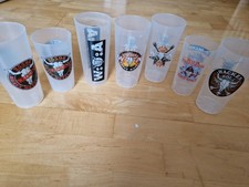 7 WACKEN WOA Becher Bierbecher Plastikbecher Festival Becher Openair