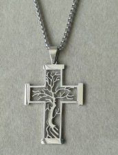 Lebensbaum Kreuz Anhänger