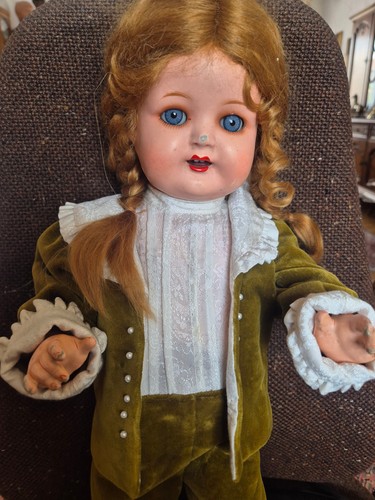 Antike puppe nostalgie stil - puppe,