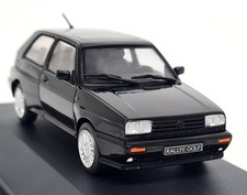 Solido 1/43 Volkswagen Golf Rallye G60 Syncro 1989 schwarz Diecast Modellauto