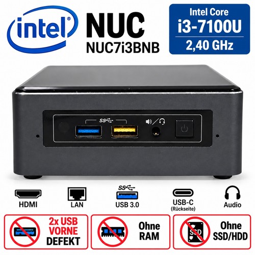 Intel nuc7i3bnh mini - intel, pc