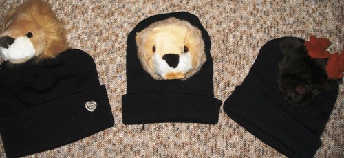 Kindermütze mit tierkopf - kindermütze,