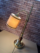 Alte Schöne  Tischleuchte Tischlampe Verstellbar Messing Vintage Antik Büro