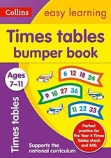 Times Tables Bumper Book Ages 7-11 (Collins Easy... | Book | condition very good