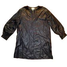 Leder-Kleid Leder-Tunika