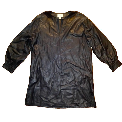 Leder kleid tunika - leder-kleid, leder-tunika