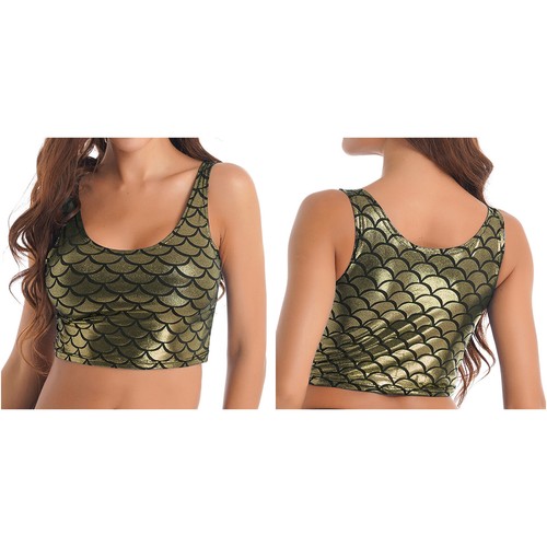 Damen glänzend tank - glänzend, top