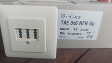 10 Stück TAE Telefonanschlussdosen NFN Unterputz Restposten, neu, Telekom
