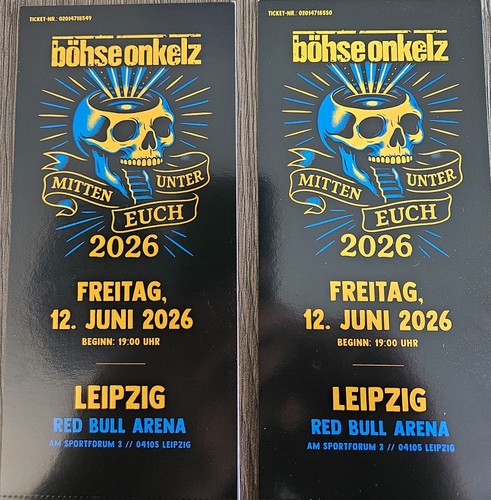 Tickets fos böhse - 2x,