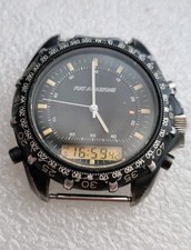 Breitling PWD Military Fiat Aviazione Ana-digi (B232) Vintage Uhr Swiss Rare