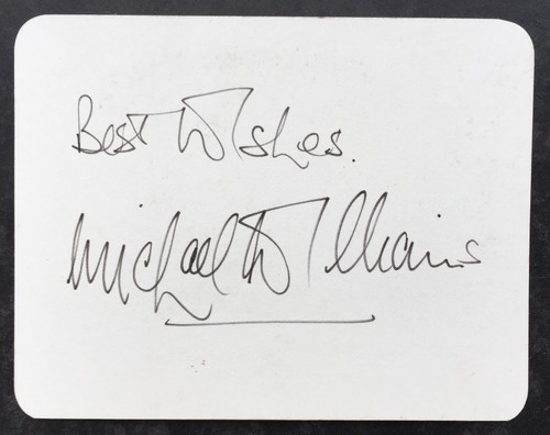 Michael williams signiert - michael,